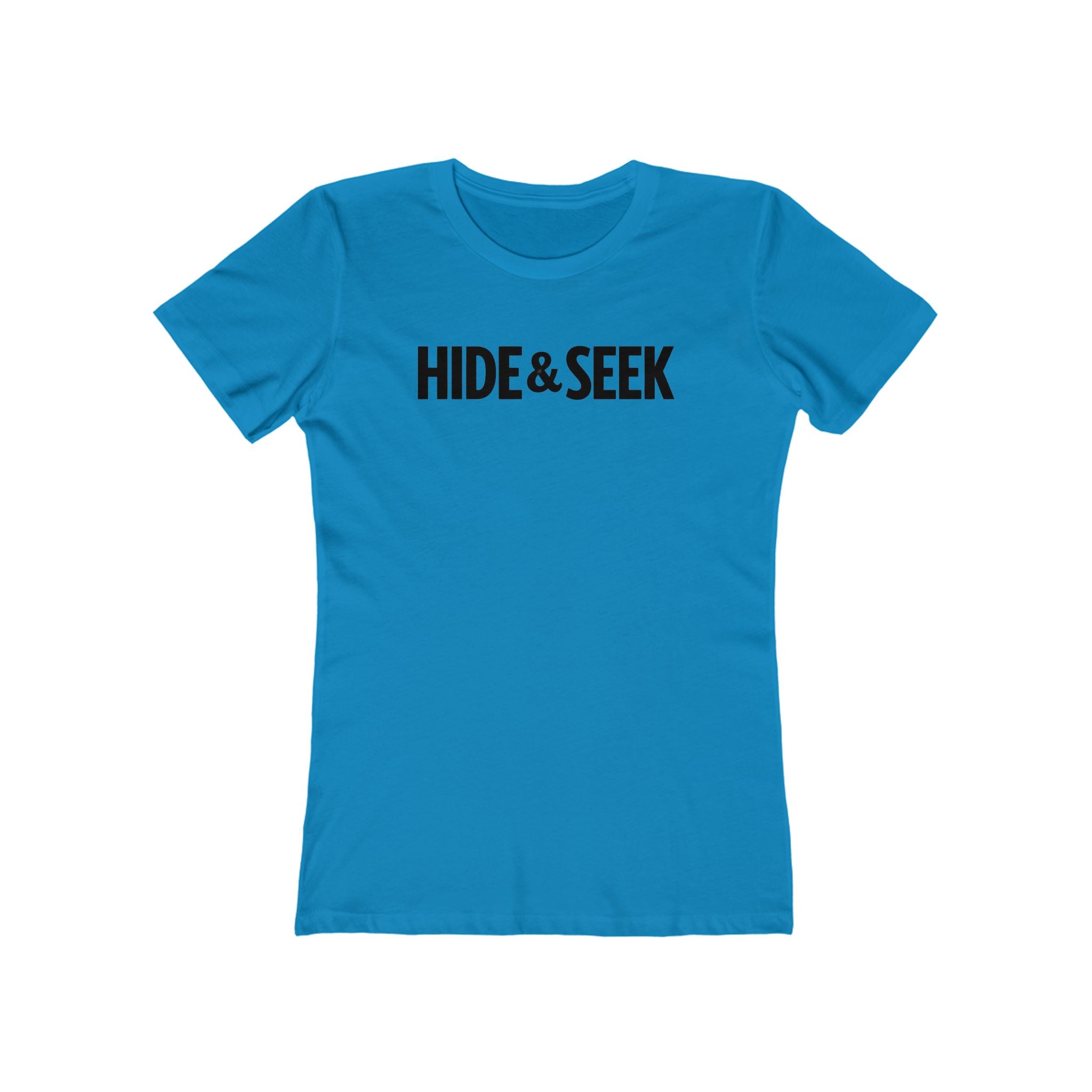 HS: Hide & Seek Original Graphic Tee — Women’s Boyfriend Fit Streetwear Shirt