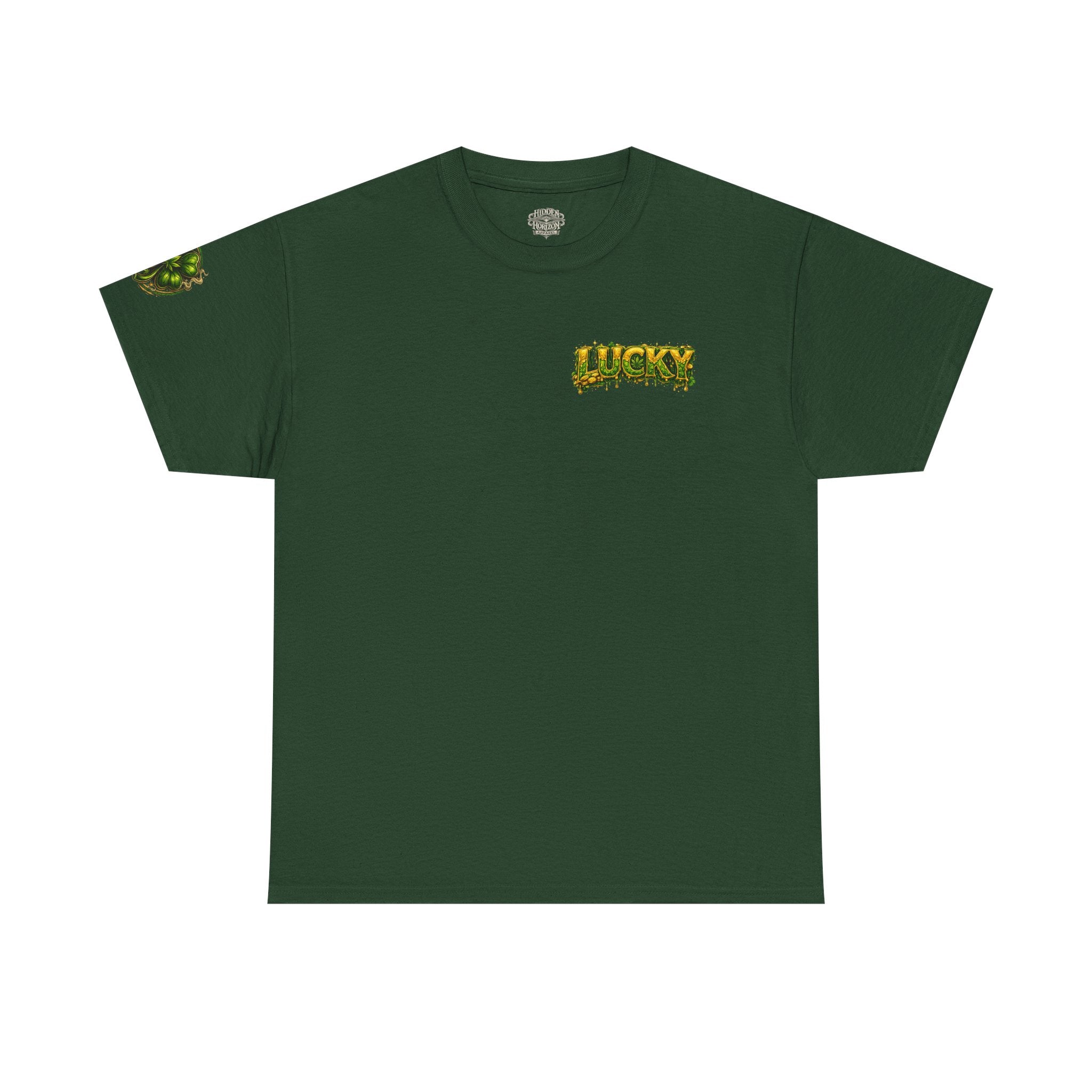 A420: Lucky Leprechaun Wanted Poster T‑Shirt