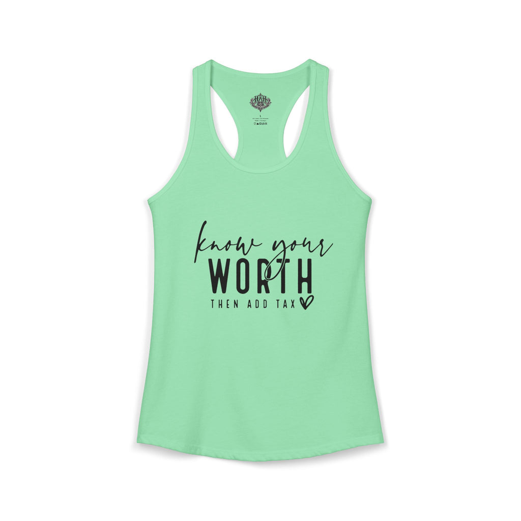 UT: Know Your Worth Razorback TankTop