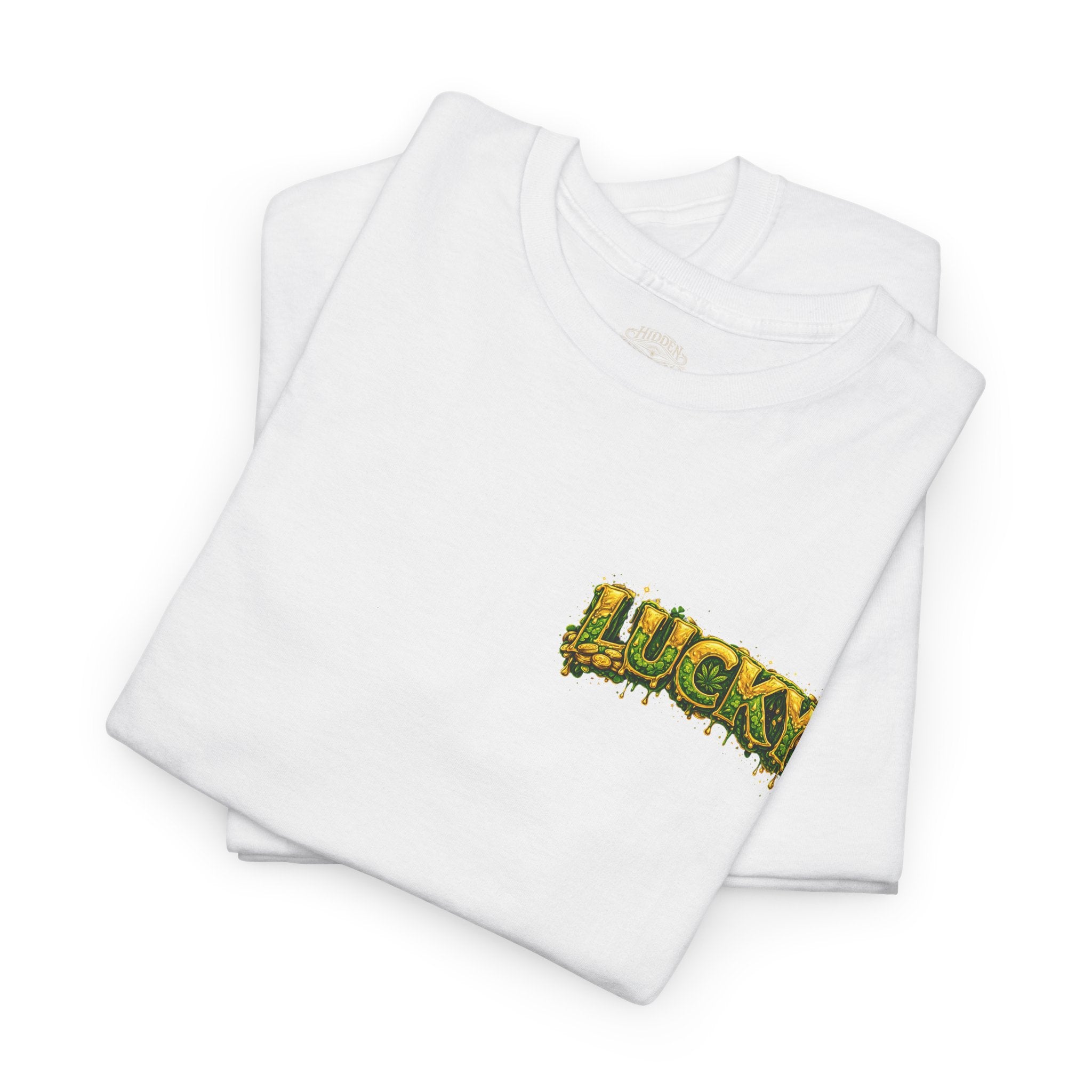 A420: Lucky Leprechaun Wanted Poster T‑Shirt