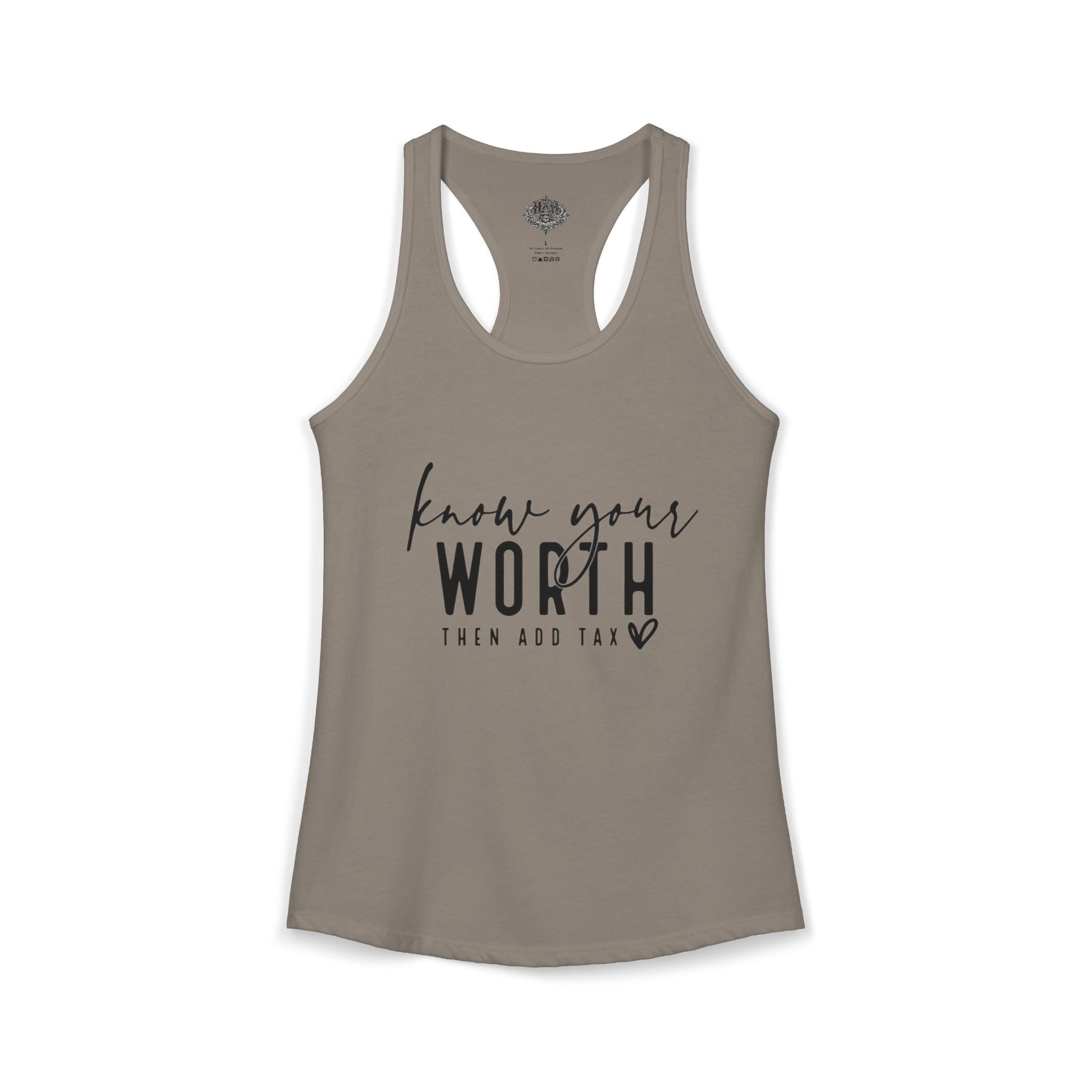 UT: Know Your Worth Razorback TankTop