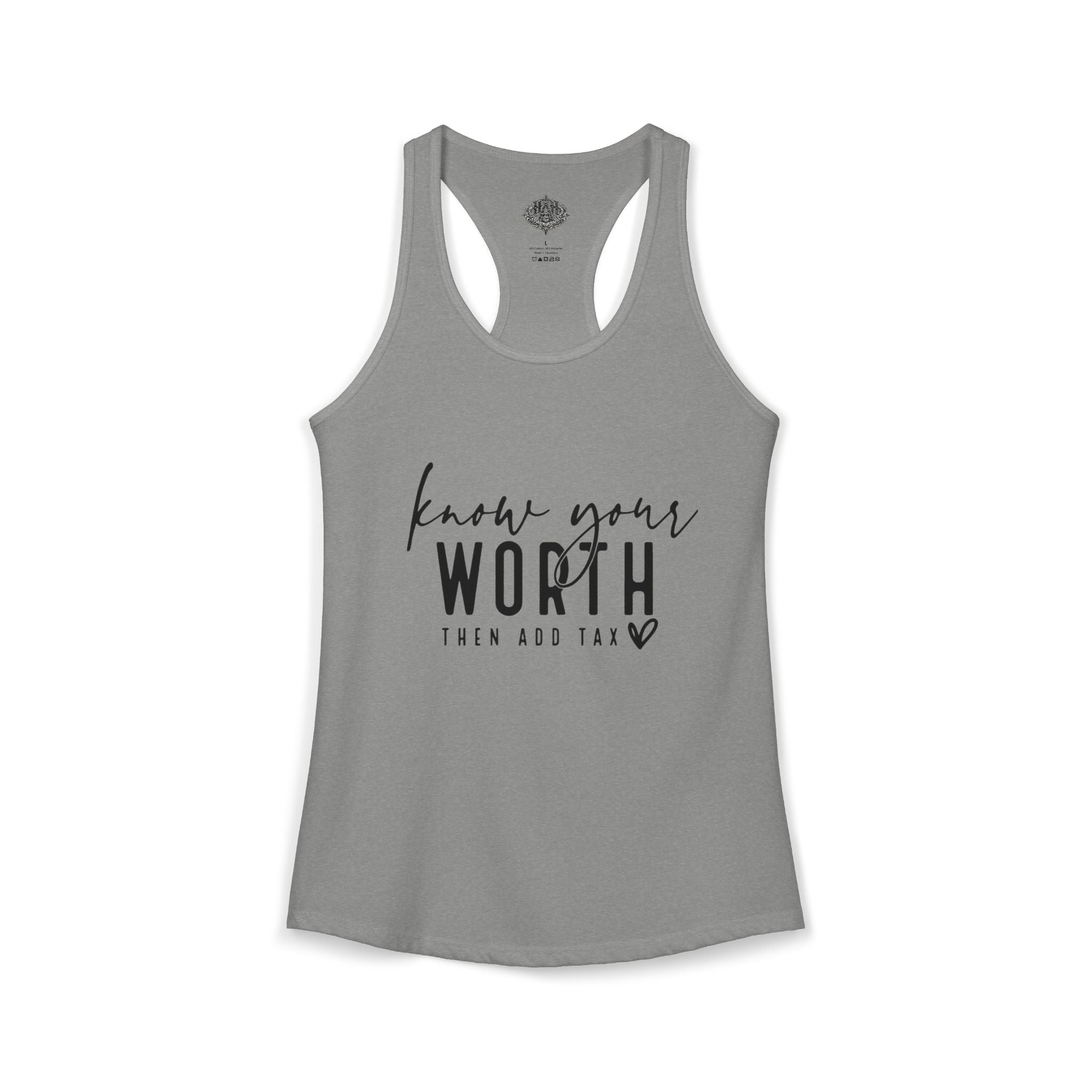 UT: Know Your Worth Razorback TankTop