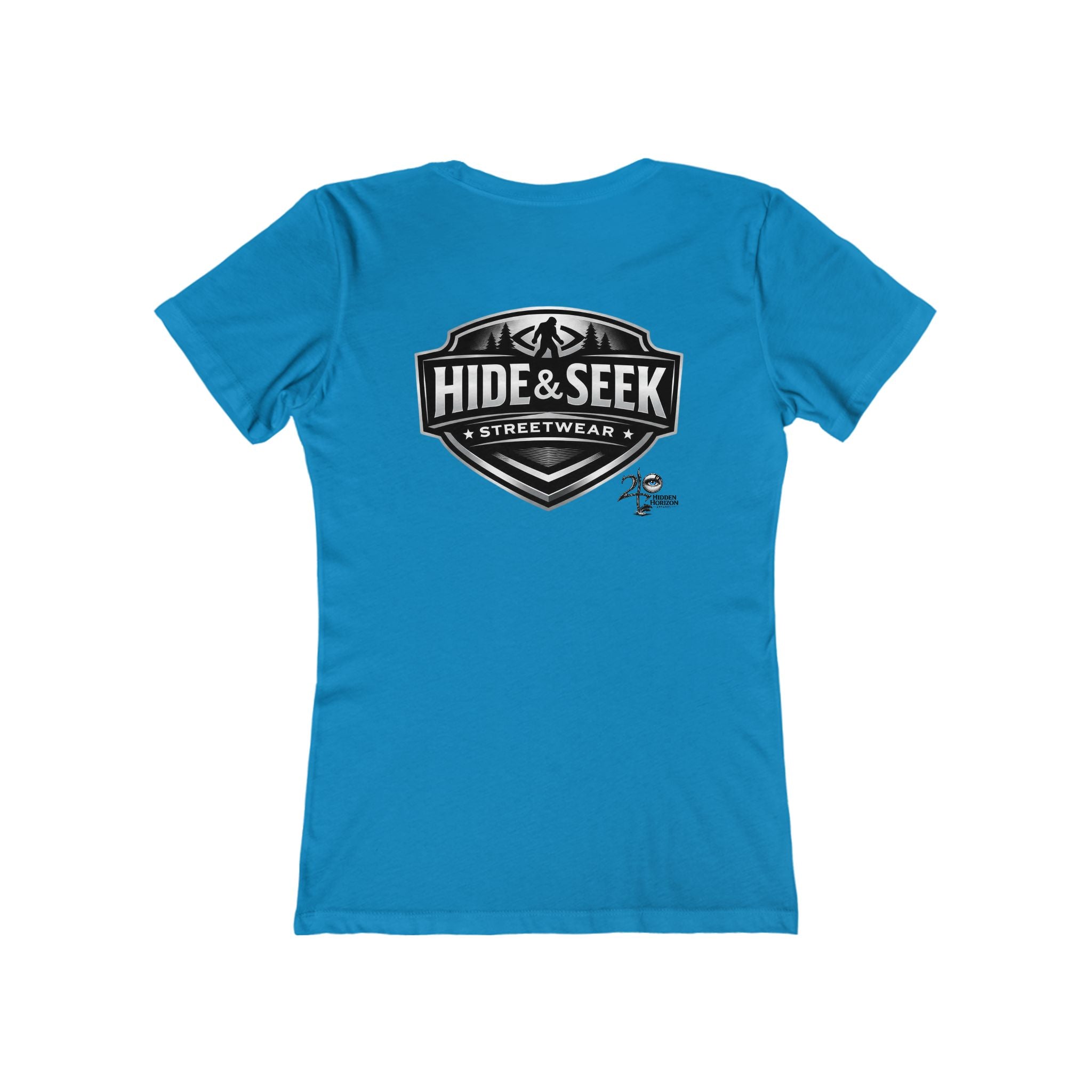 HS: Hide & Seek Original Graphic Tee — Women’s Boyfriend Fit Streetwear Shirt