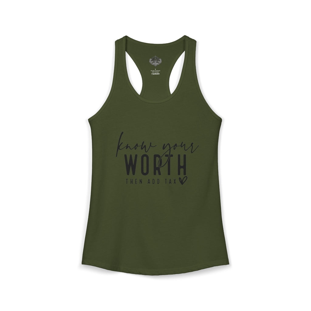 UT: Know Your Worth Razorback TankTop