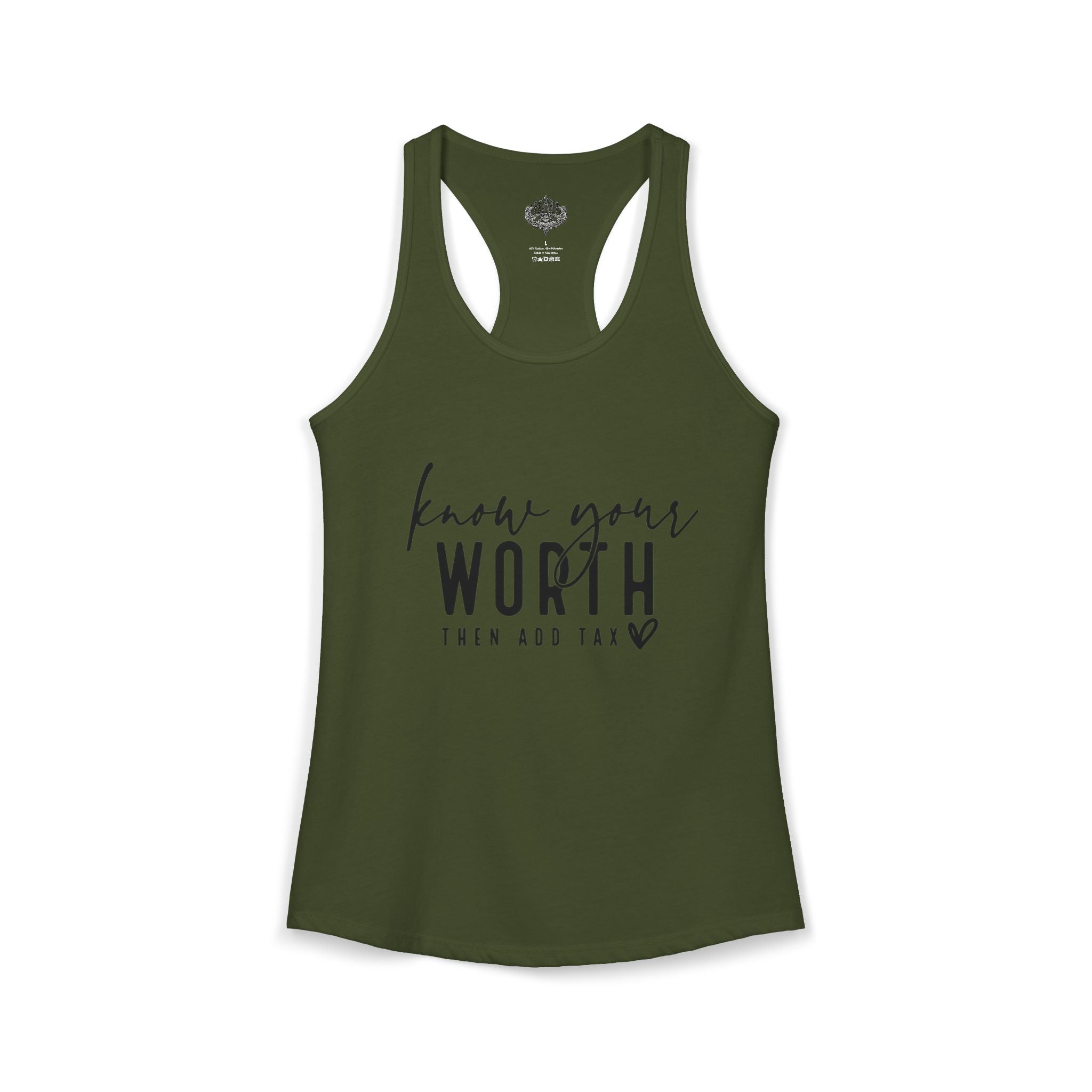 UT: Know Your Worth Razorback TankTop