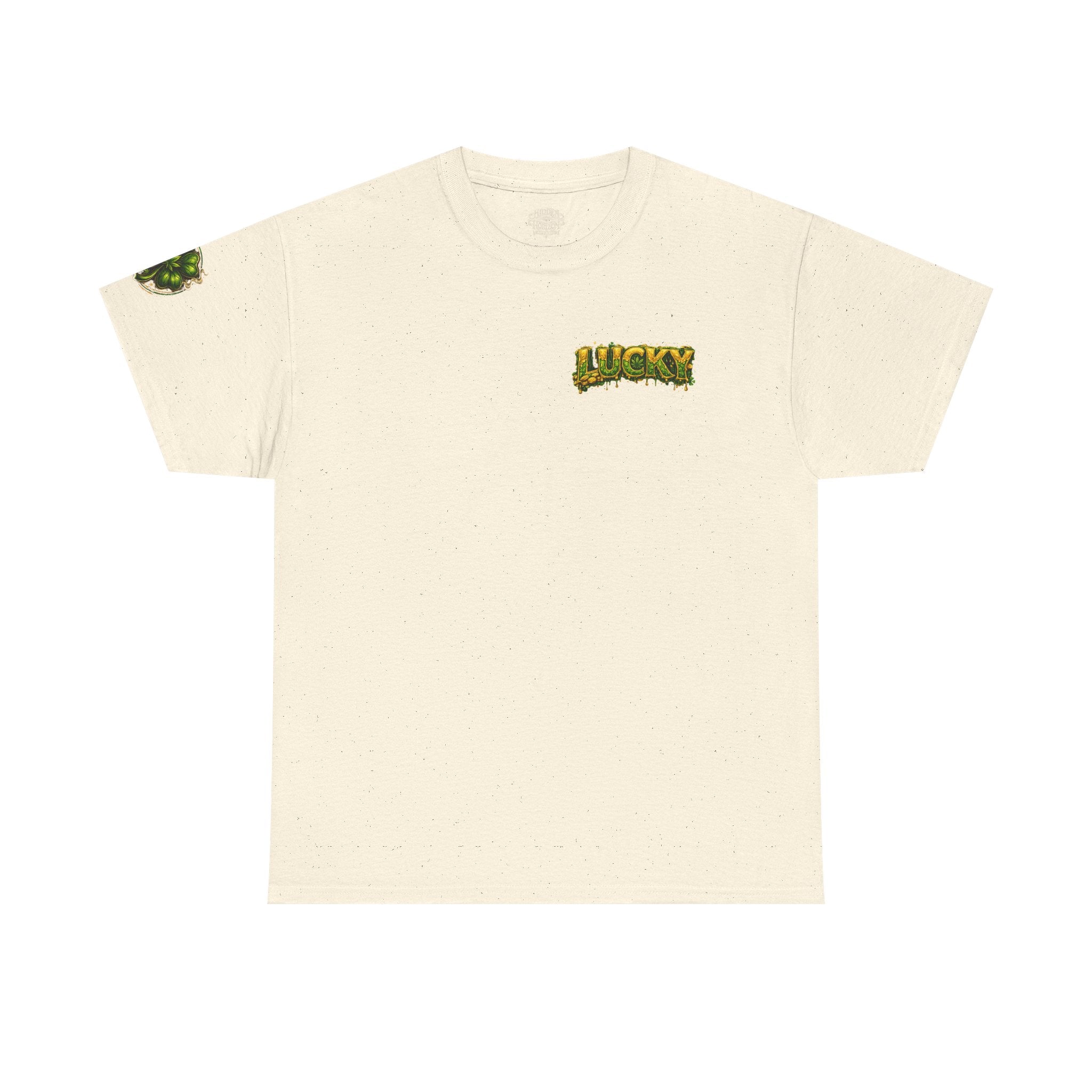 A420: Lucky Leprechaun Wanted Poster T‑Shirt