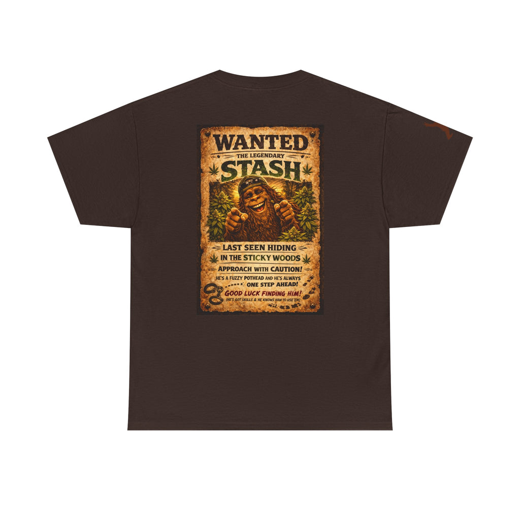A420: Stash T-Shirt — 'WANTED: The Legendary Stash' Vintage Poster Graphic Tee