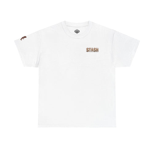 A420: Stash T-Shirt — "STASH" Bigfoot Mugshot Graphic Tee